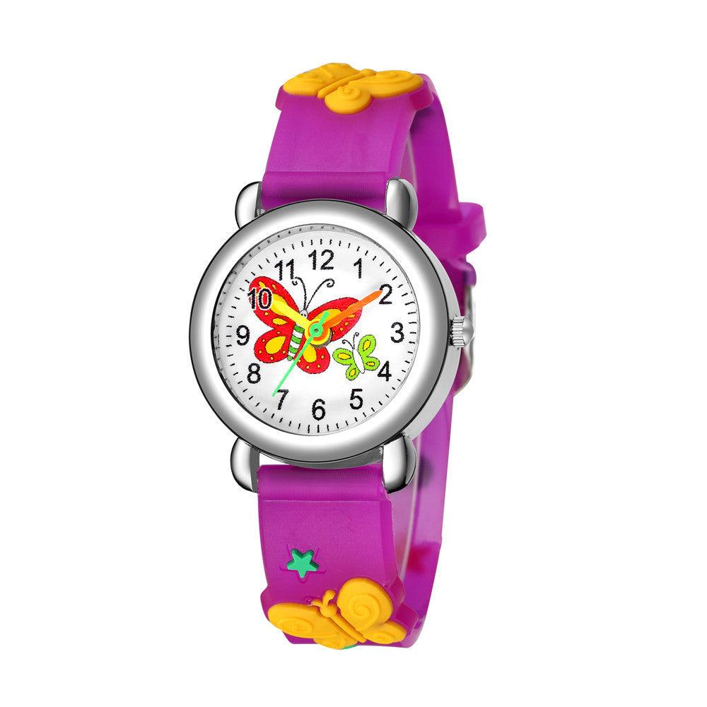 Children's Watch Cute Butterfly Pattern Quartz Watch - BUNNY BAZAR