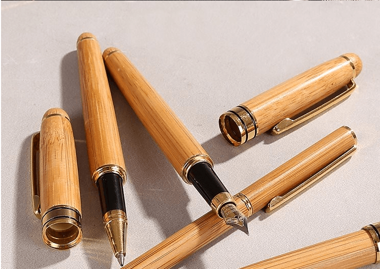 Bamboo Pen Bamboo Pen Pen Ball Pen Lettering Customer Gift Hard Pen Neutral Bamboo Pen - BUNNY BAZAR