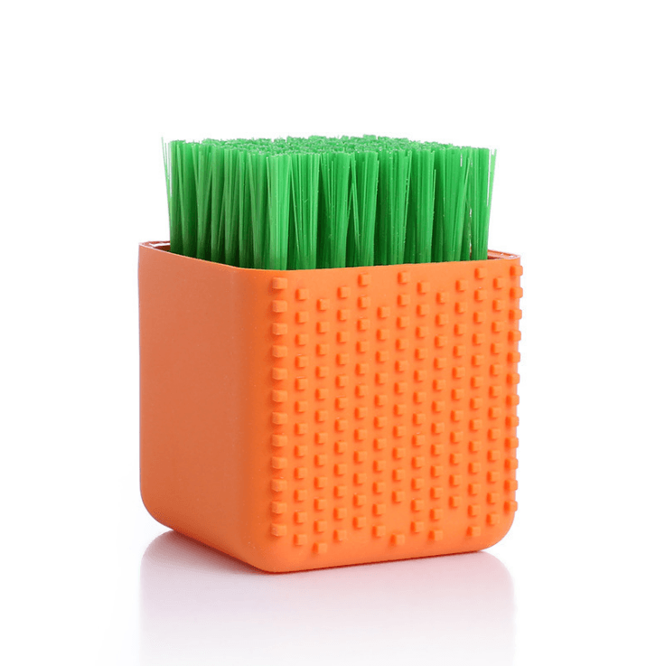 Square Potted Silicone Kitchen Washing Bowl Dish Laundry Clothes Cleaning Brush - BUNNY BAZAR