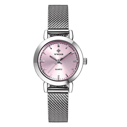 T-22 Women's Stainless Steel Mesh Belt Quartz Watch - BUNNY BAZAR