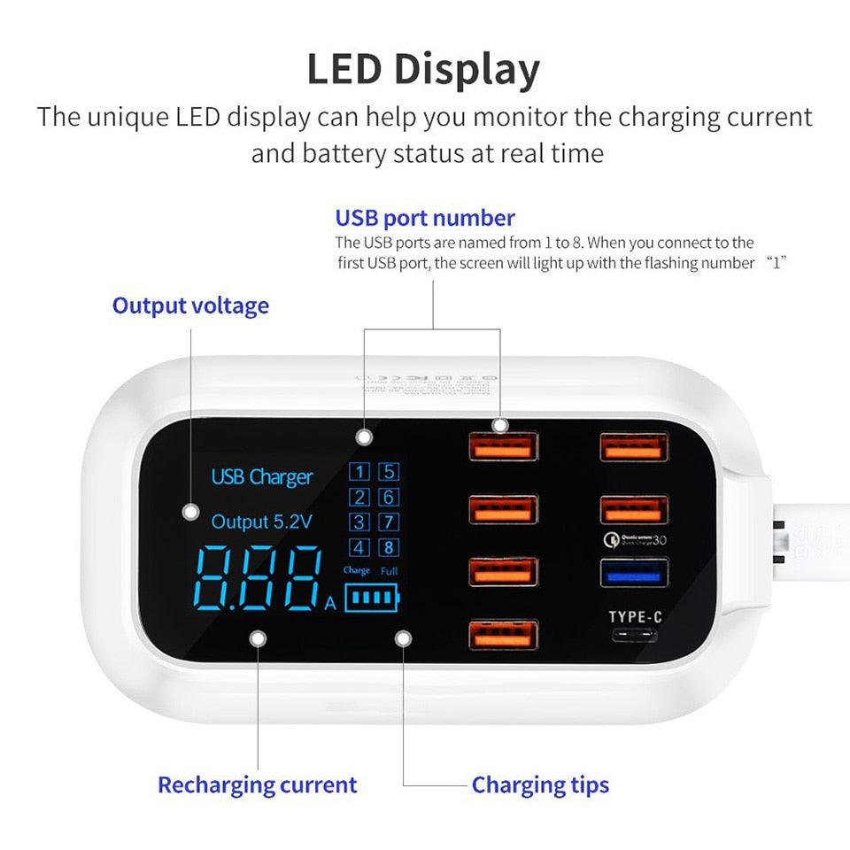 Quick Charge 3.0 / Ordinary Smart USB Charger Station - BUNNY BAZAR