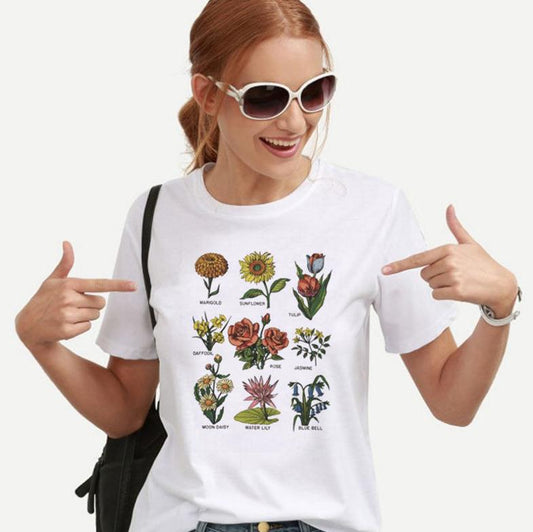 Rose t-shirt - BUNNY BAZAR