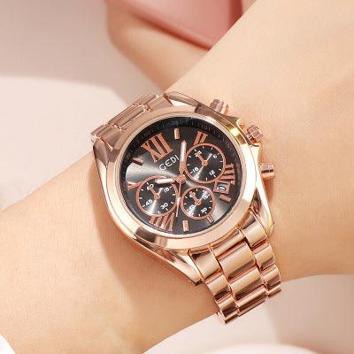 Luxury rose gold women casual watch - BUNNY BAZAR