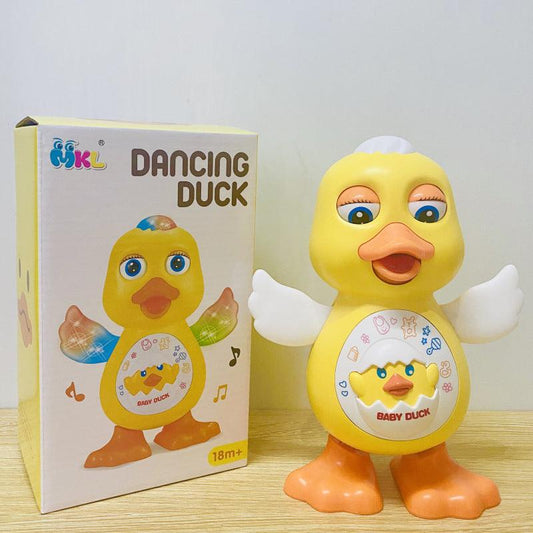 Musical electric swing little yellow duck - BUNNY BAZAR