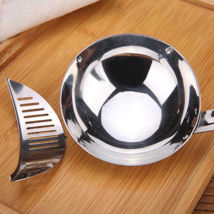 Kitchen colander stainless steel spoon - BUNNY BAZAR