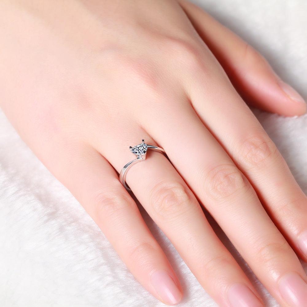 Diamante Ring For Women - BUNNY BAZAR