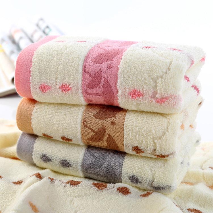 Cotton adult children jacquard towel - BUNNY BAZAR