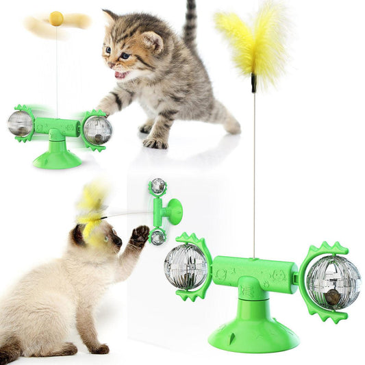 Cat Turntable Cat Windmill Toy Glowing Toy - BUNNY BAZAR