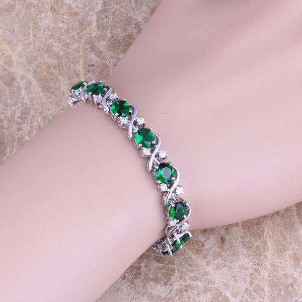 Natural Crystal Zircon Bracelet is Designed With Beautiful Genuine Stones - BUNNY BAZAR