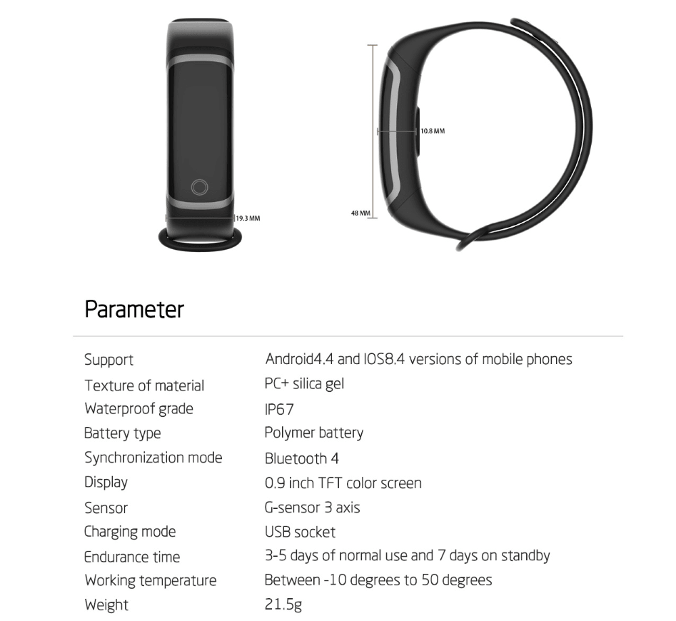 M4 Heart Rate and Blood Pressure Health Monitoring Waterproof Ring for Running - BUNNY BAZAR