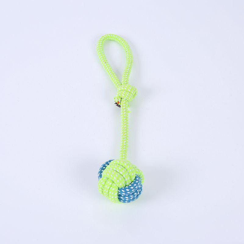 Bite-resistant Cotton Rope Molar Teeth Cleaning Rope Knotting Cat And Dog Toy Set - BUNNY BAZAR