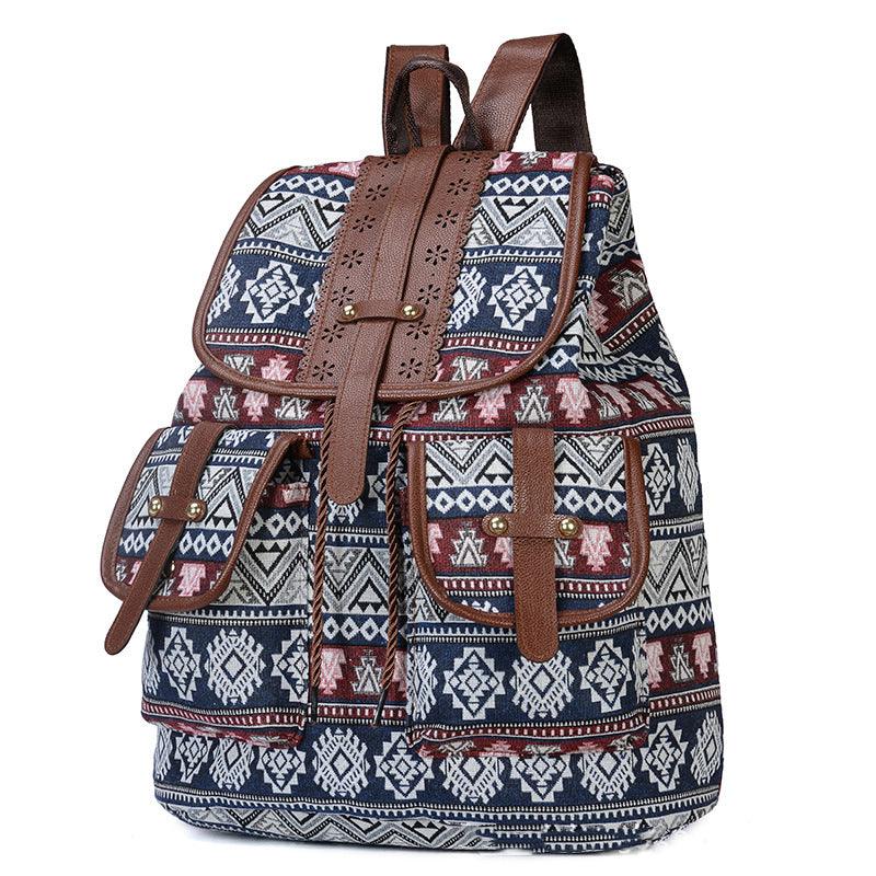 Ethnic style backpack women bag - BUNNY BAZAR