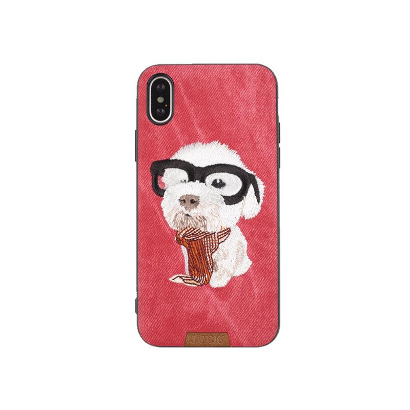 Nimmy Embroidery Phone Case Cat Cartoon Protective Cover - BUNNY BAZAR