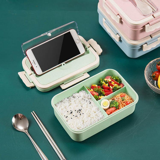 Korean-style Sealed Student Lunch Box With Lid And Compartment - BUNNY BAZAR