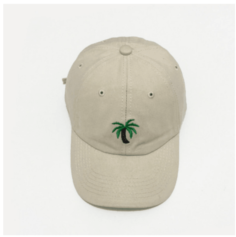 Embroidered Hat Coconut Versatile Cap Fashion Personality Baseball Cap - BUNNY BAZAR