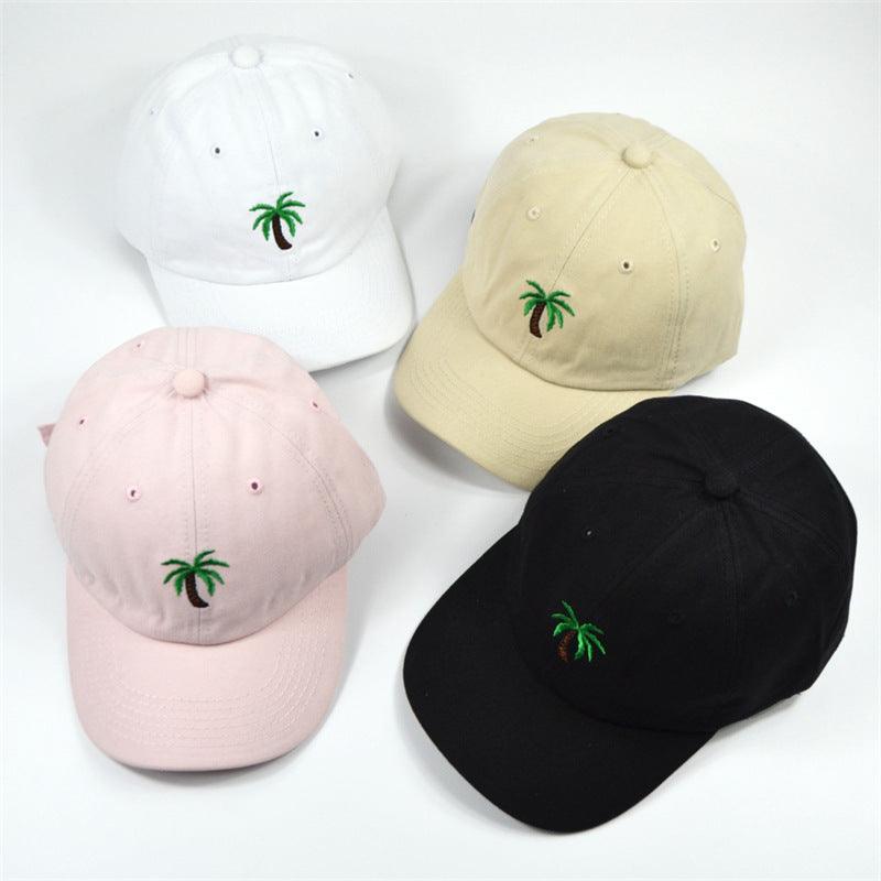 Embroidered Hat Coconut Versatile Cap Fashion Personality Baseball Cap - BUNNY BAZAR