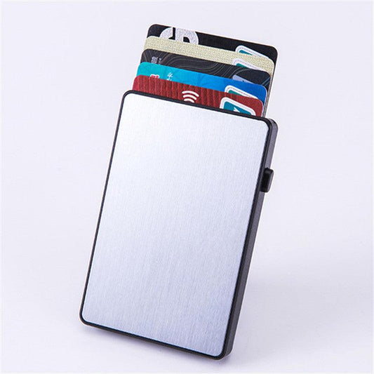 Card Box Metal Bank Card Box Credit Card Storage Box - BUNNY BAZAR