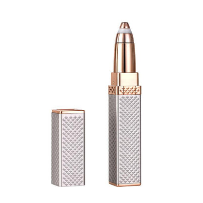 Q-6 USB Rechargeable Lipstick Shaver 2 in 1 Ladies Eyebrow Trimmer - BUNNY BAZAR