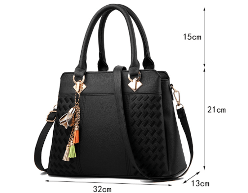 Single Shoulder Diagonal Women Bag Multicolor PU Women's - BUNNY BAZAR