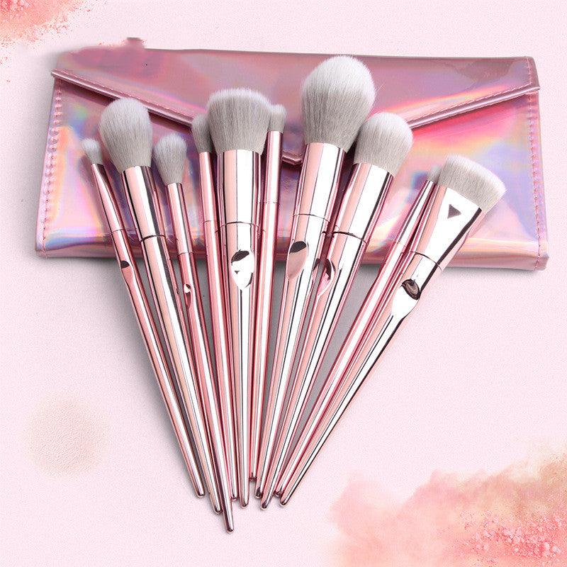 10 Wet And Wild Makeup Brushes Set With Brush Bag Makeup Tools - BUNNY BAZAR