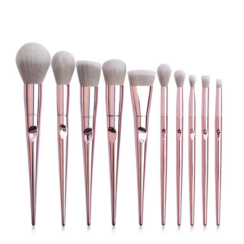 10 Wet And Wild Makeup Brushes Set With Brush Bag Makeup Tools - BUNNY BAZAR