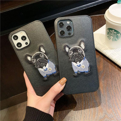 Cute Bulldog Phone Case Drop Protection Cover - BUNNY BAZAR