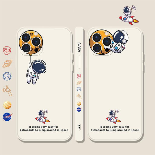 Silicone Mobile Phone Cover for Lunar Astronauts - BUNNY BAZAR
