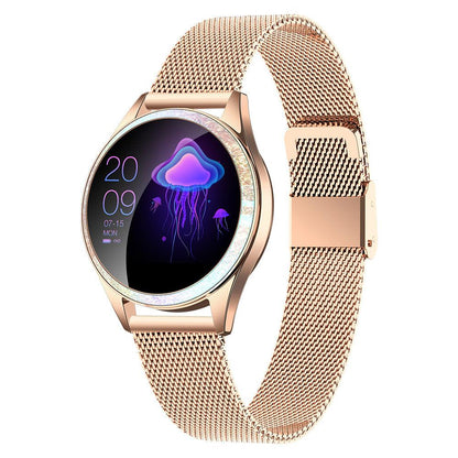 Women's Fashion Smart Bracelet Watch IP68 Menstrual Cycle Reminder To Raise The Wrist Bright Screen Dynamic Dial Swimming - BUNNY BAZAR