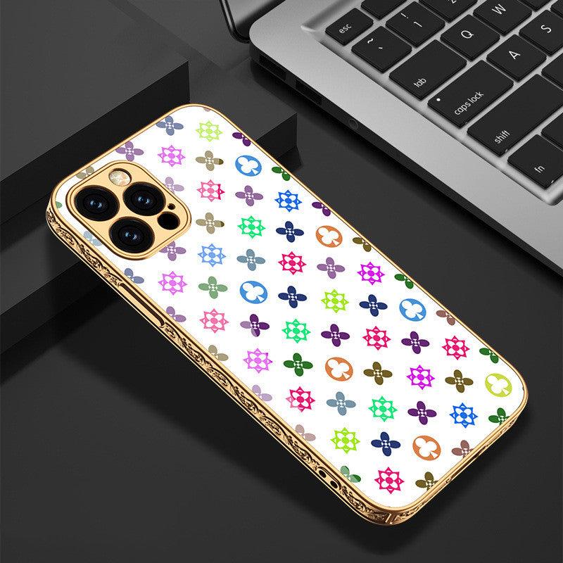 Compatible with Apple , Mobile Phone Shell Painted Embossed Protective Cover best cover - BUNNY BAZAR