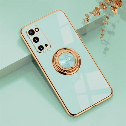 Mobile Phone Case Ring Buckle Magnetic Car Electroplating Protective Cover - BUNNY BAZAR