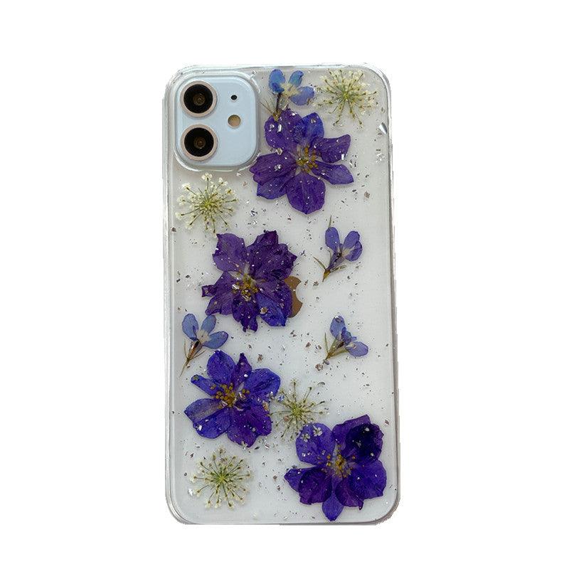 Compatible With , Daisy Phone Case Real Flower Protective Cover - BUNNY BAZAR