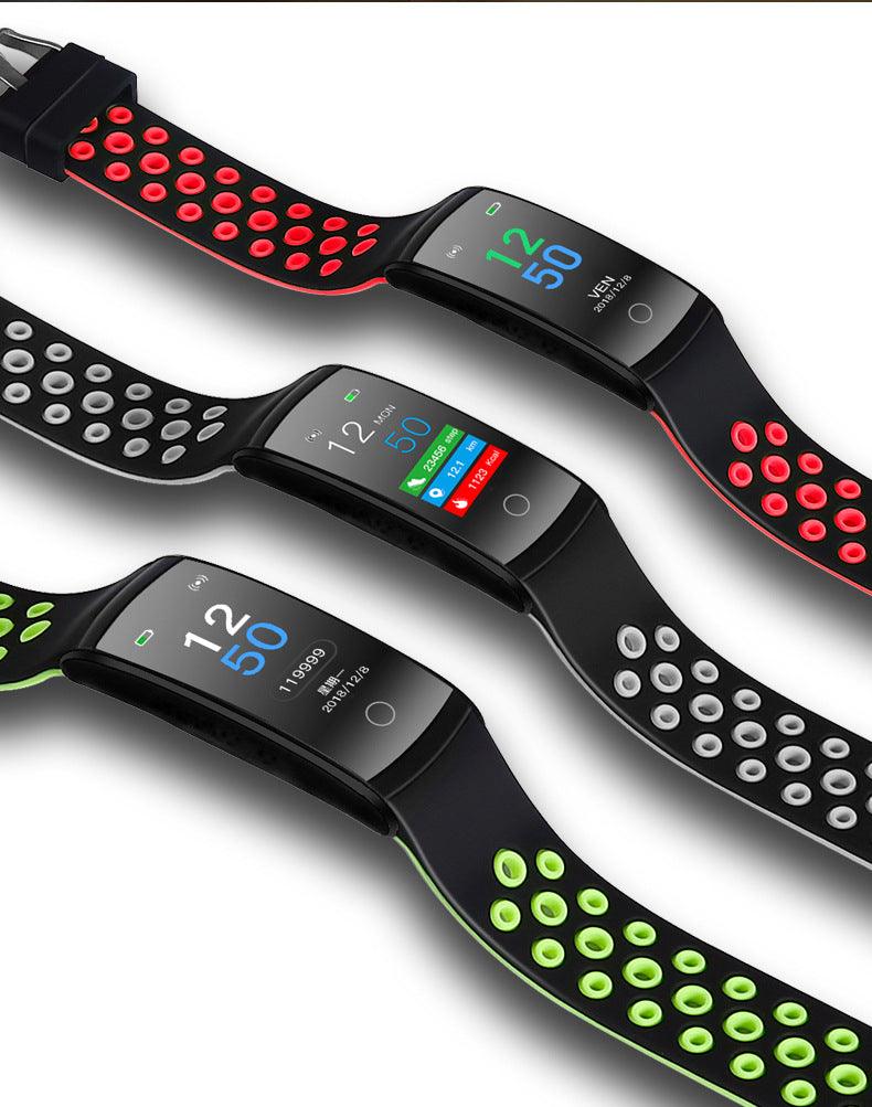 Q8L Color Screen Bracelet Is Newly Upgraded With Dynamic Heart Rate And Blood Pressure - BUNNY BAZAR