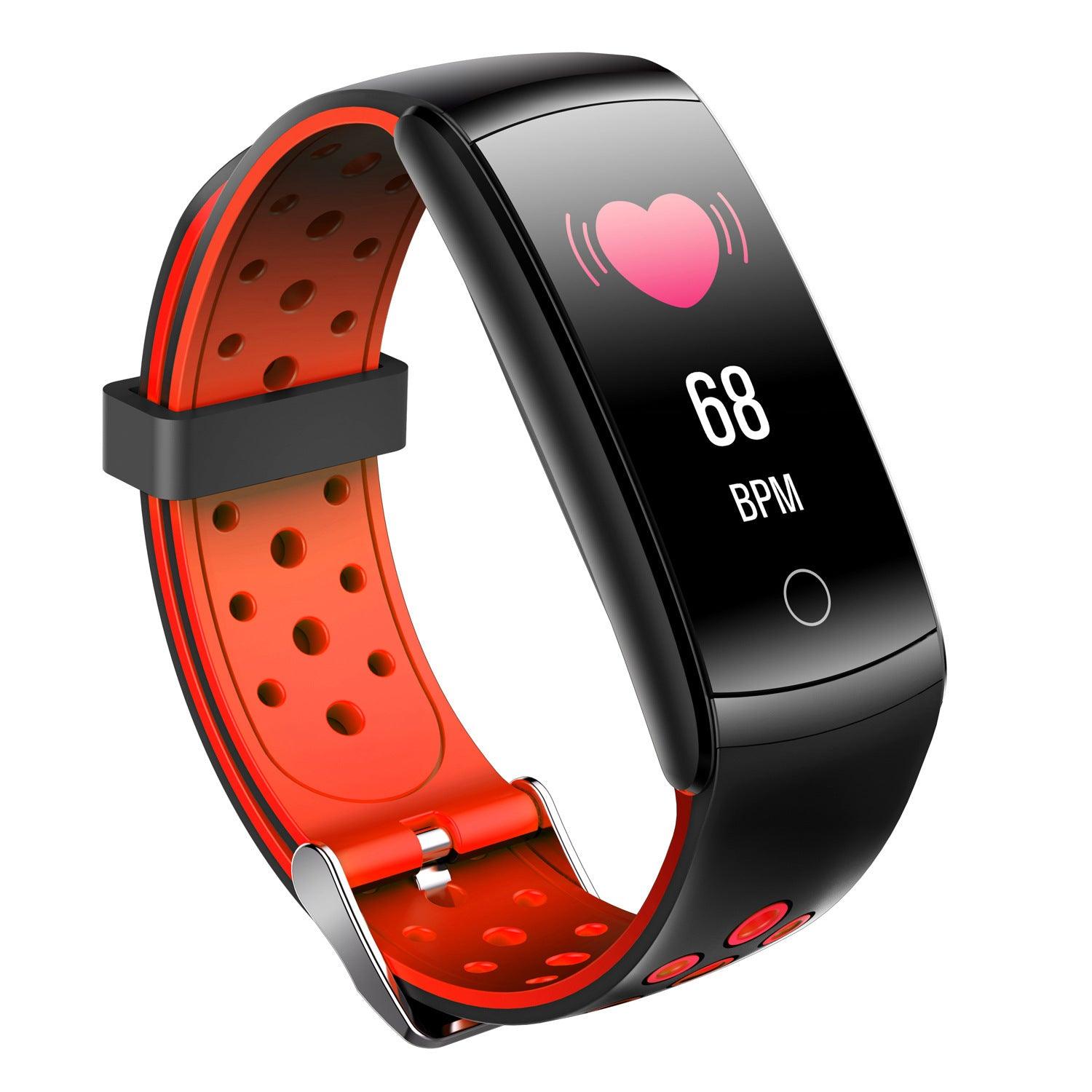 Q8L Color Screen Bracelet Is Newly Upgraded With Dynamic Heart Rate And Blood Pressure - BUNNY BAZAR