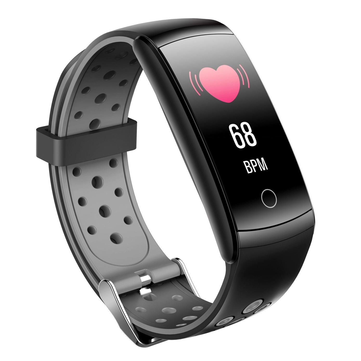 Q8L Color Screen Bracelet Is Newly Upgraded With Dynamic Heart Rate And Blood Pressure - BUNNY BAZAR