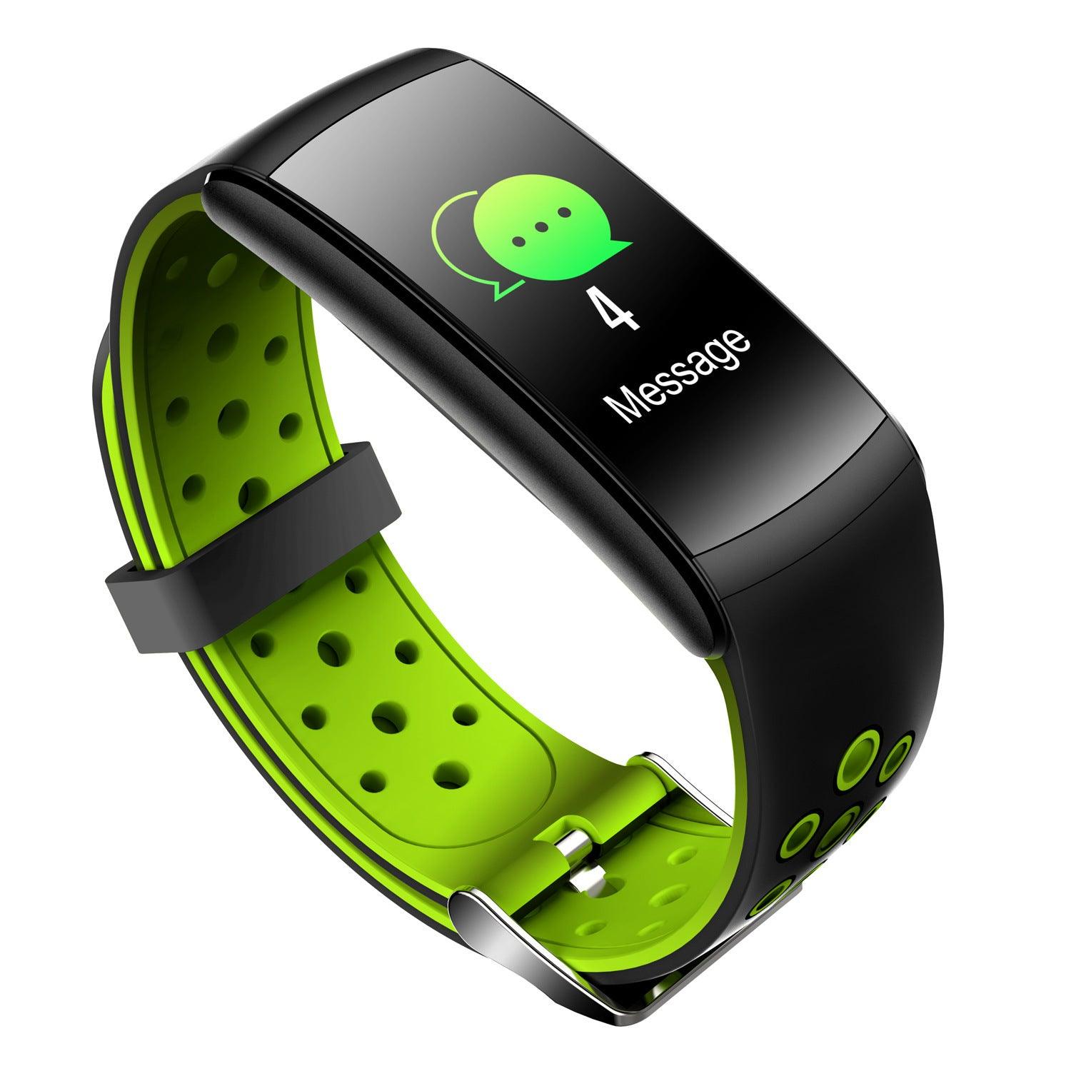 Q8L Color Screen Bracelet Is Newly Upgraded With Dynamic Heart Rate And Blood Pressure - BUNNY BAZAR