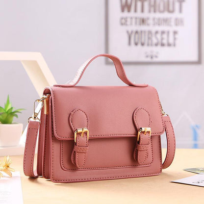 Women's Fashion One-Shoulder Color-Block Messenger Bag - BUNNY BAZAR