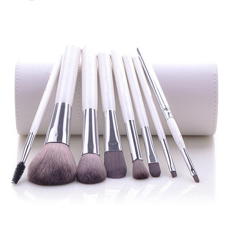 New 8 Makeup Brush Set, Eye Shadow, Blush, Foundation Brush, Makeup And Beauty Tools - BUNNY BAZAR