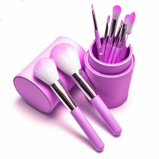 New 8 Makeup Brush Set, Eye Shadow, Blush, Foundation Brush, Makeup And Beauty Tools - BUNNY BAZAR