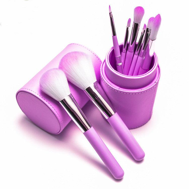 New 8 Makeup Brush Set, Eye Shadow, Blush, Foundation Brush, Makeup And Beauty Tools - BUNNY BAZAR