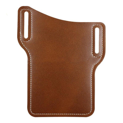 Waist-Hanging Leather Mobile Phone Pocket, Outdoor Anti-Lost Waist-Hanging Mobile Phone Protective Cover - BUNNY BAZAR