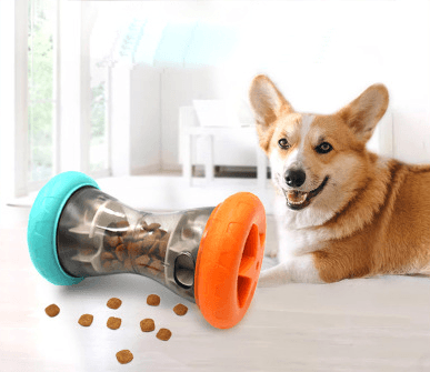 Pet Food Leakage Toy Dog Toy Food Leakage Ball Bite Resistant Slow Food Cat - BUNNY BAZAR