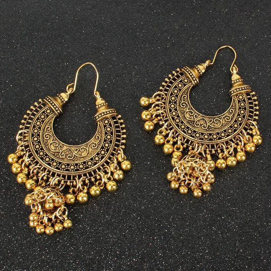 Add a Touch of Glamour To your Look With These Bell Tassel Earrings - BUNNY BAZAR
