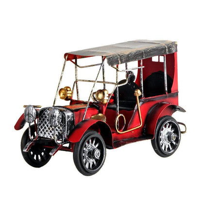 Wrought Iron Car Wine Cabinet Decoration Decoration Living Room Handicraft Decoration - BUNNY BAZAR