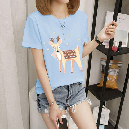 Women's Short-sleeved T-shirt Women - BUNNY BAZAR