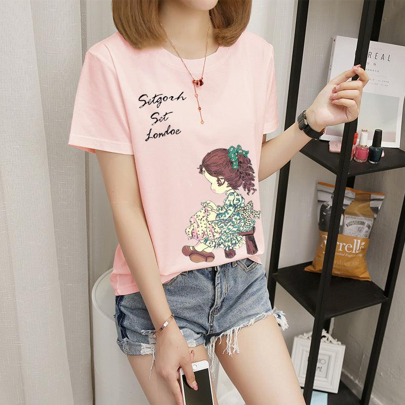 Women's Short-sleeved T-shirt Women - BUNNY BAZAR