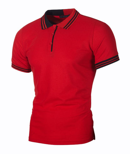 Breathable Square Neck Short-sleeved Polo Shirt - BUNNY BAZAR