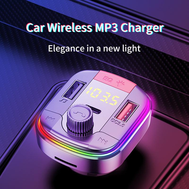 Car MP3 Bluetooth Player PD QC3.0 Fast Charge Car Charger - BUNNY BAZAR