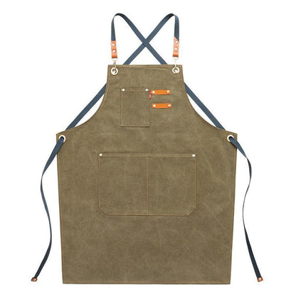 Household Simple Denim Canvas Apron is Perfect For The Chef in The Family - BUNNY BAZAR