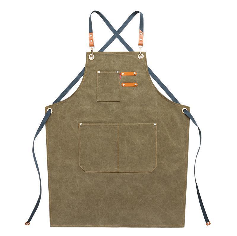 Household Simple Denim Canvas Apron is Perfect For The Chef in The Family - BUNNY BAZAR