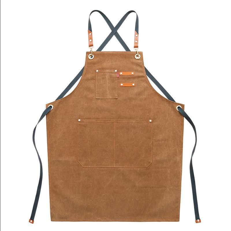 Household Simple Denim Canvas Apron is Perfect For The Chef in The Family - BUNNY BAZAR